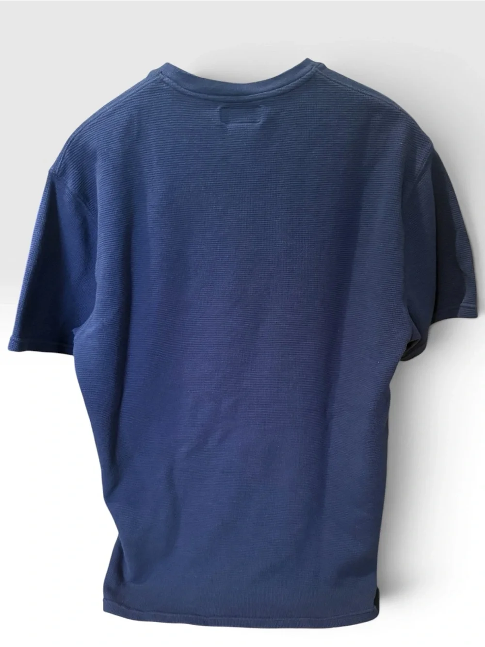 Polo Ralph Lauren Navy Waffle Knit Crewneck T-Shirt XL Pony Logo